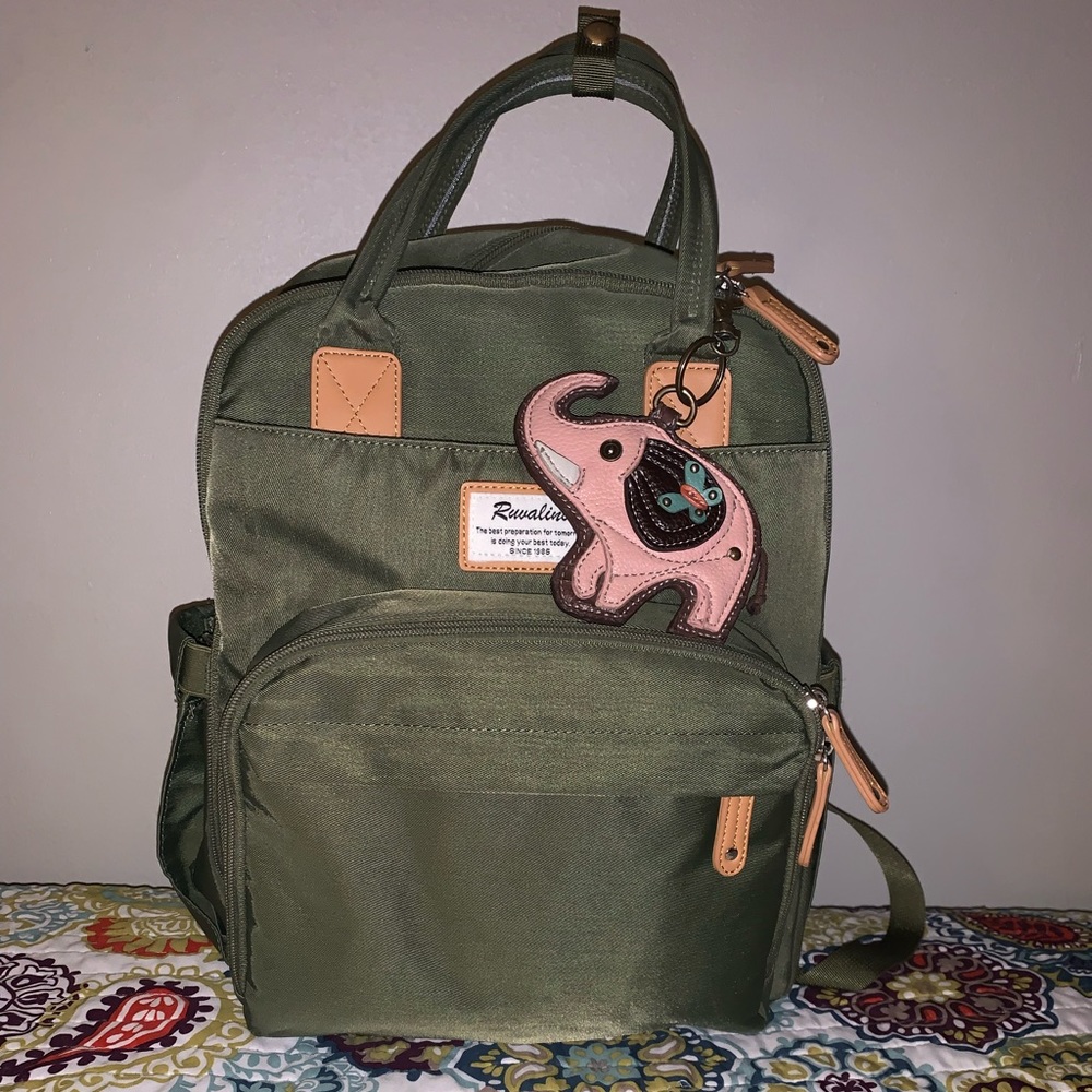 Ruvalino diaper bag Olive green